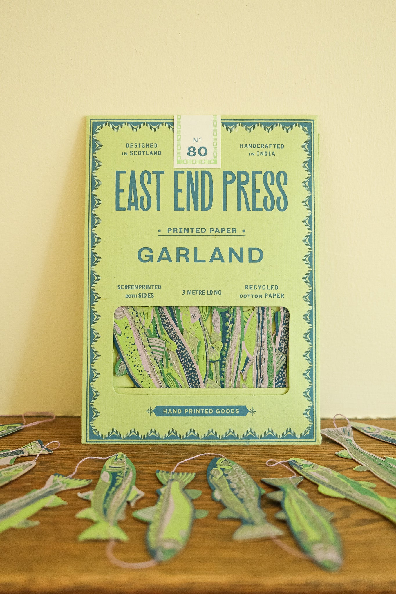 Tasty Anchovies Sewn Garland