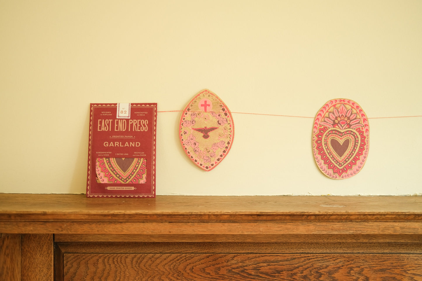 SAINT VALENTINE SEWN GARLAND