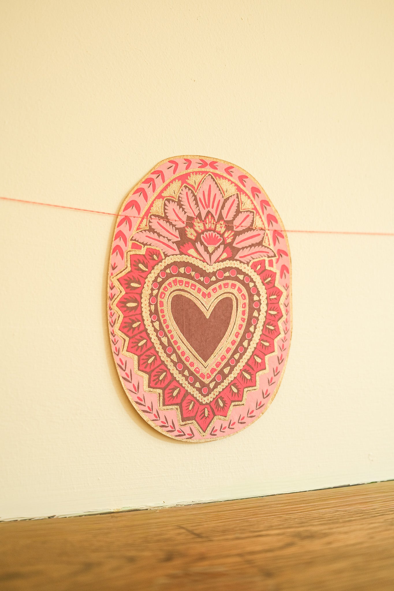 SAINT VALENTINE SEWN GARLAND