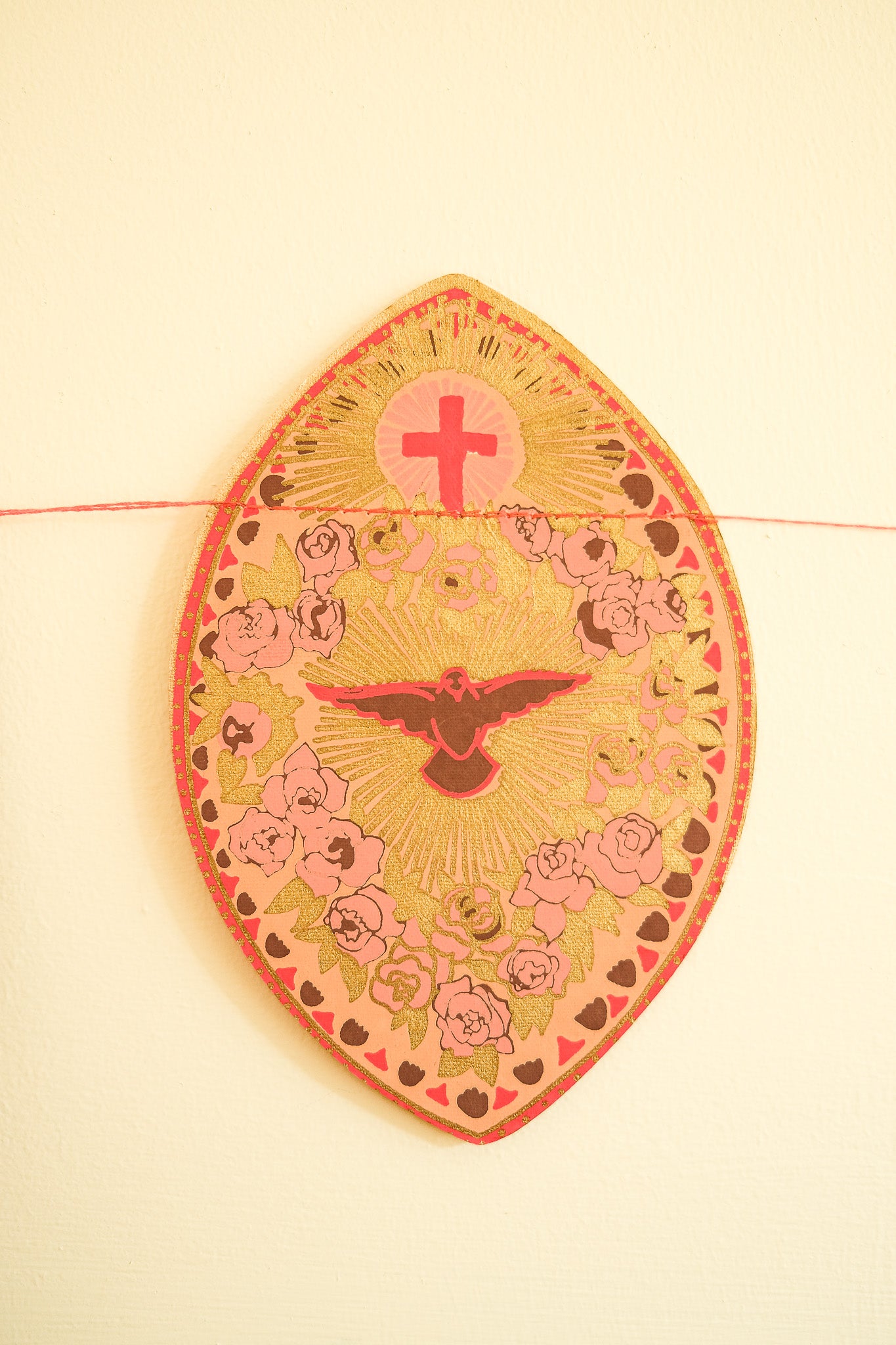 Saint Valentine Sewn Garland