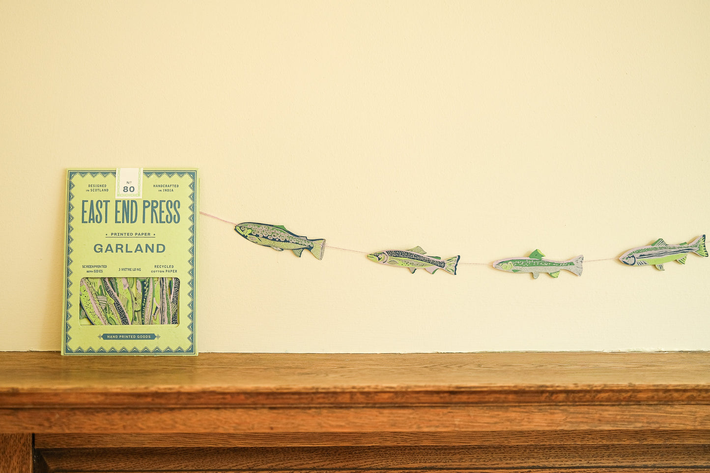 TASTY ANCHOVIES SEWN GARLAND
