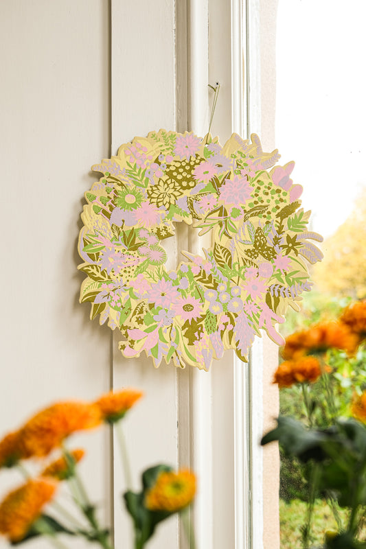 Spring Flowers Wreath