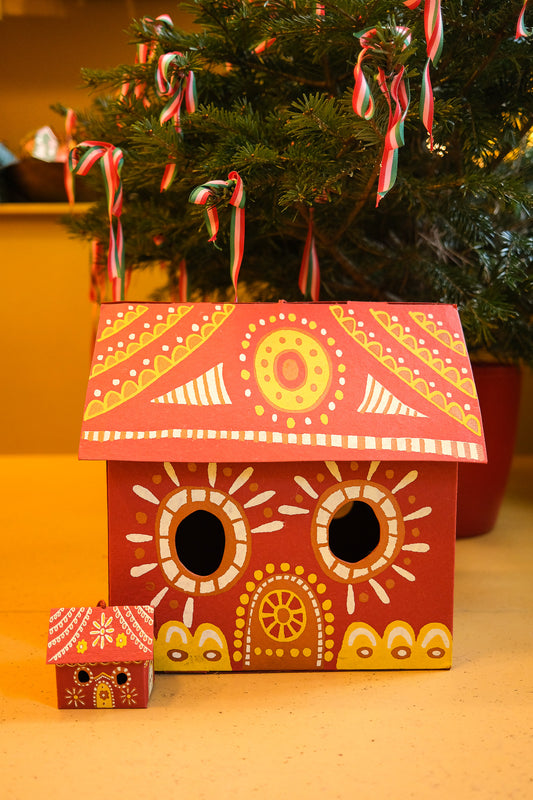 Large Gingerbread House Board Decoration