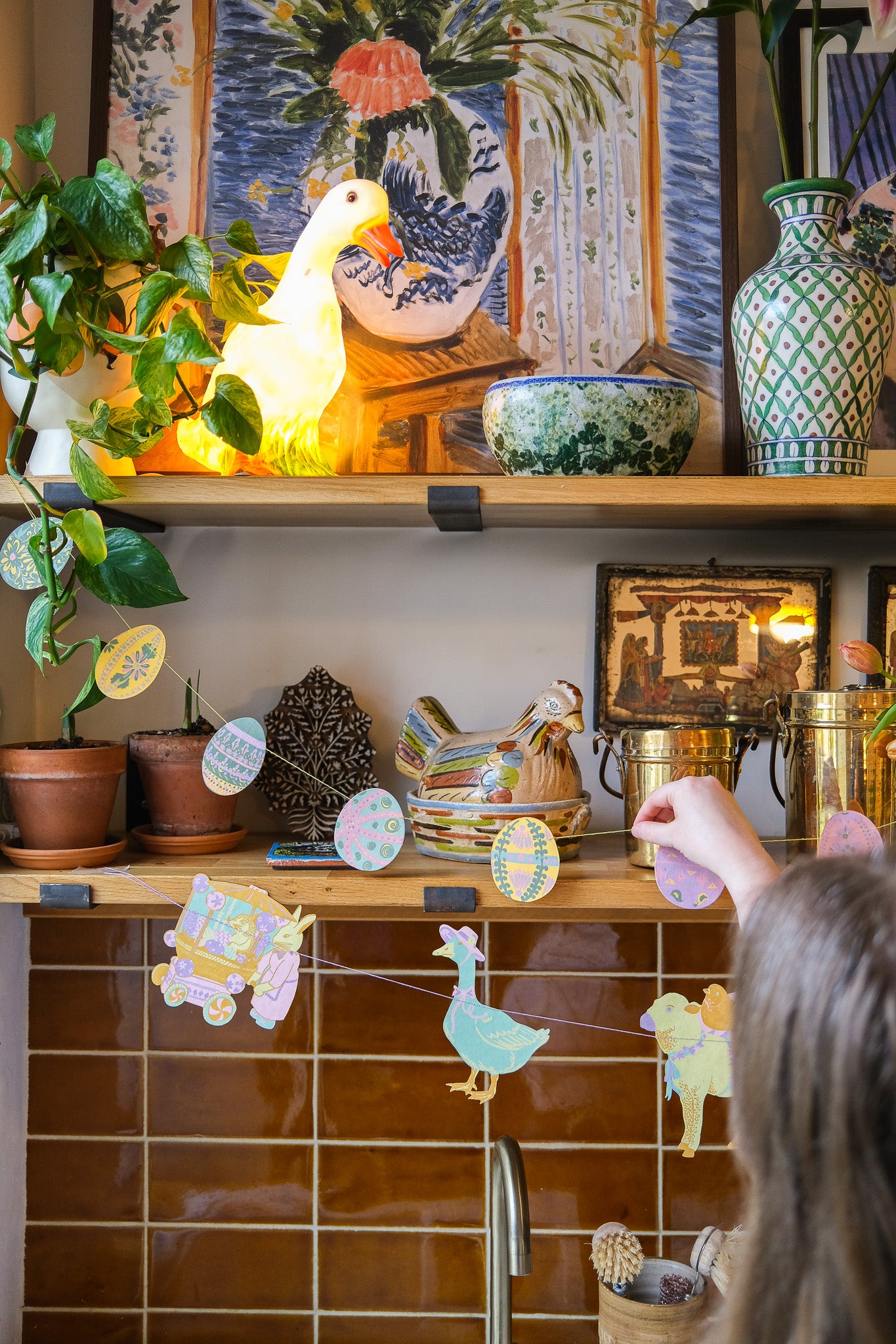 Egg Hunt Sewn Garland