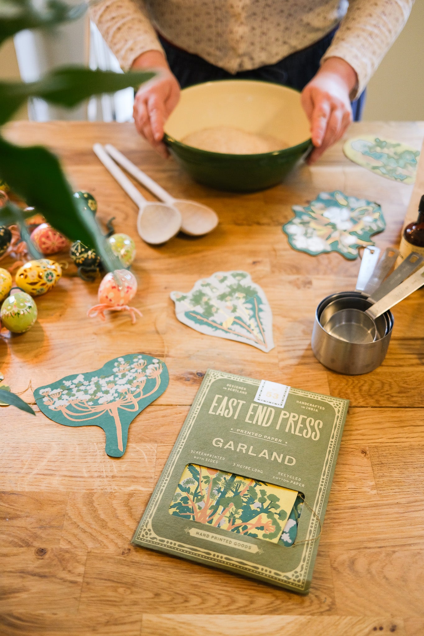 Spring Blooms Sewn Garland