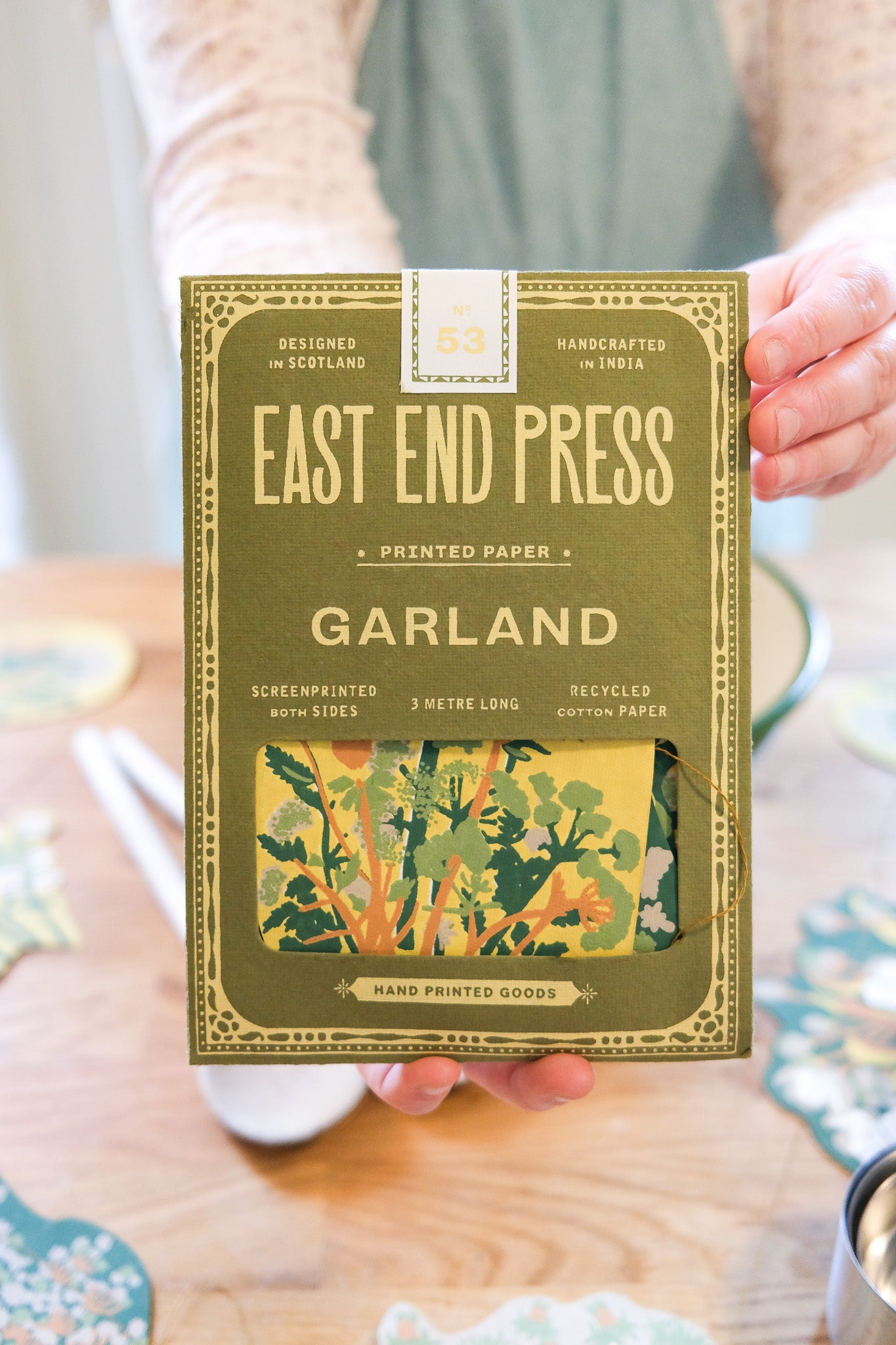 Spring Blooms Sewn Garland