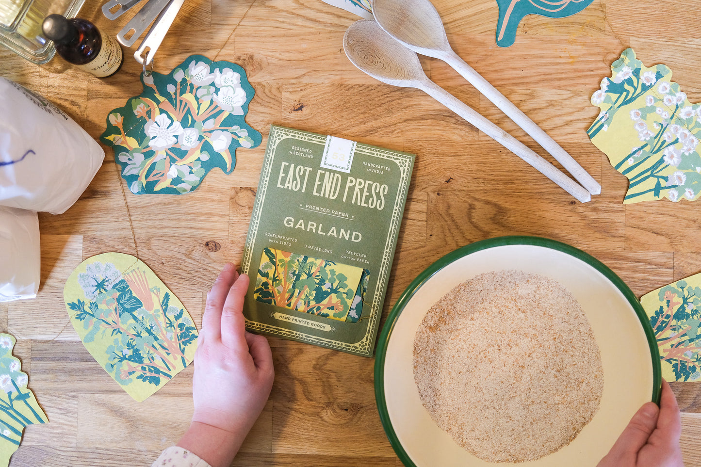 Spring Blooms Sewn Garland