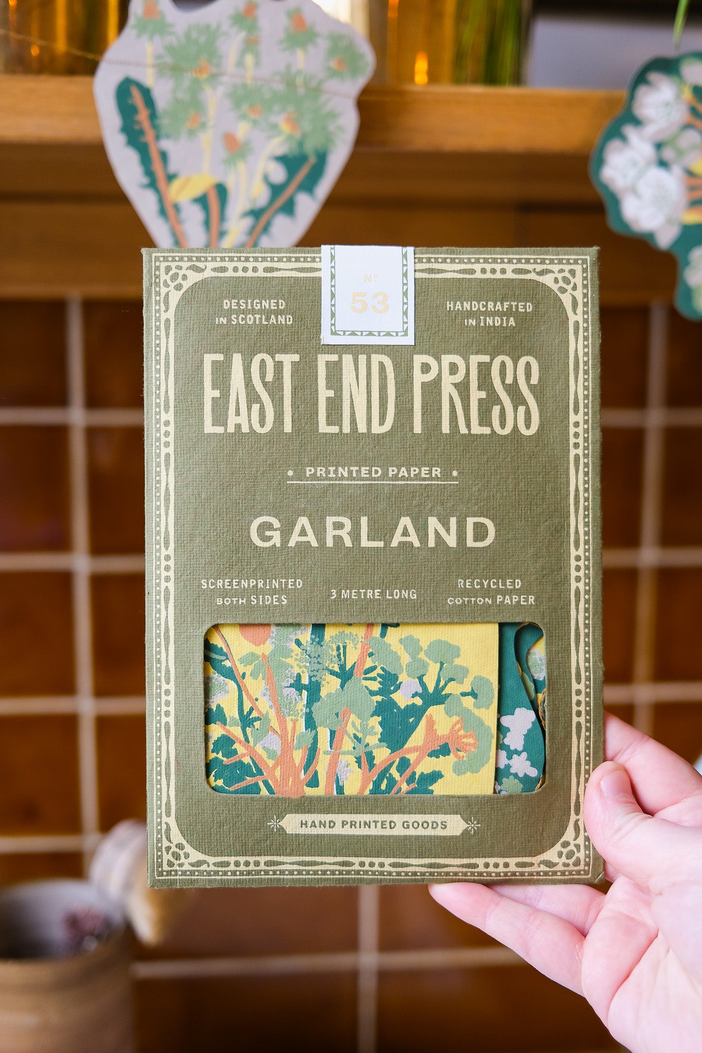 Spring Blooms Sewn Garland