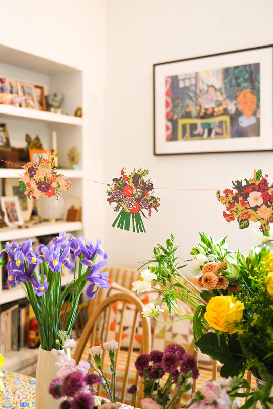 BOUQUET SEWN GARLAND