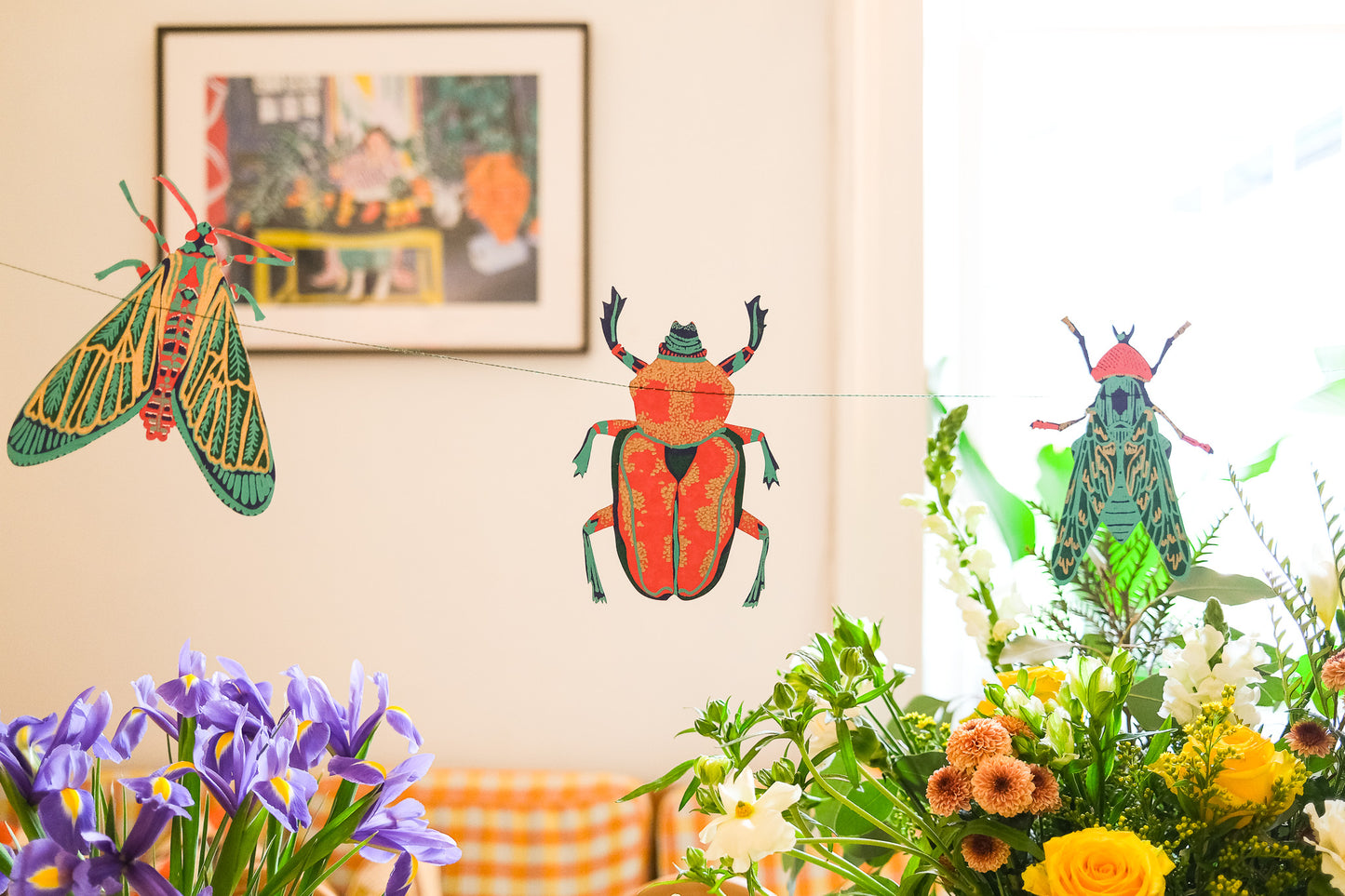 Insects Sewn Garland