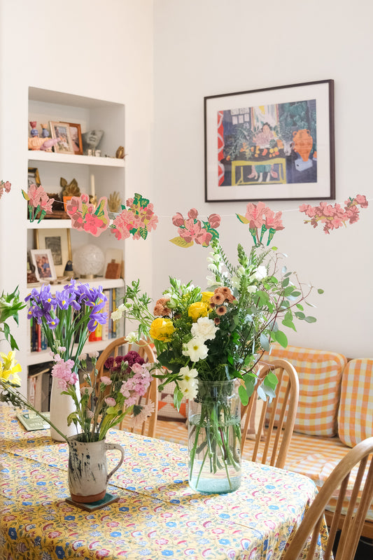 Blossom Sewn Garland
