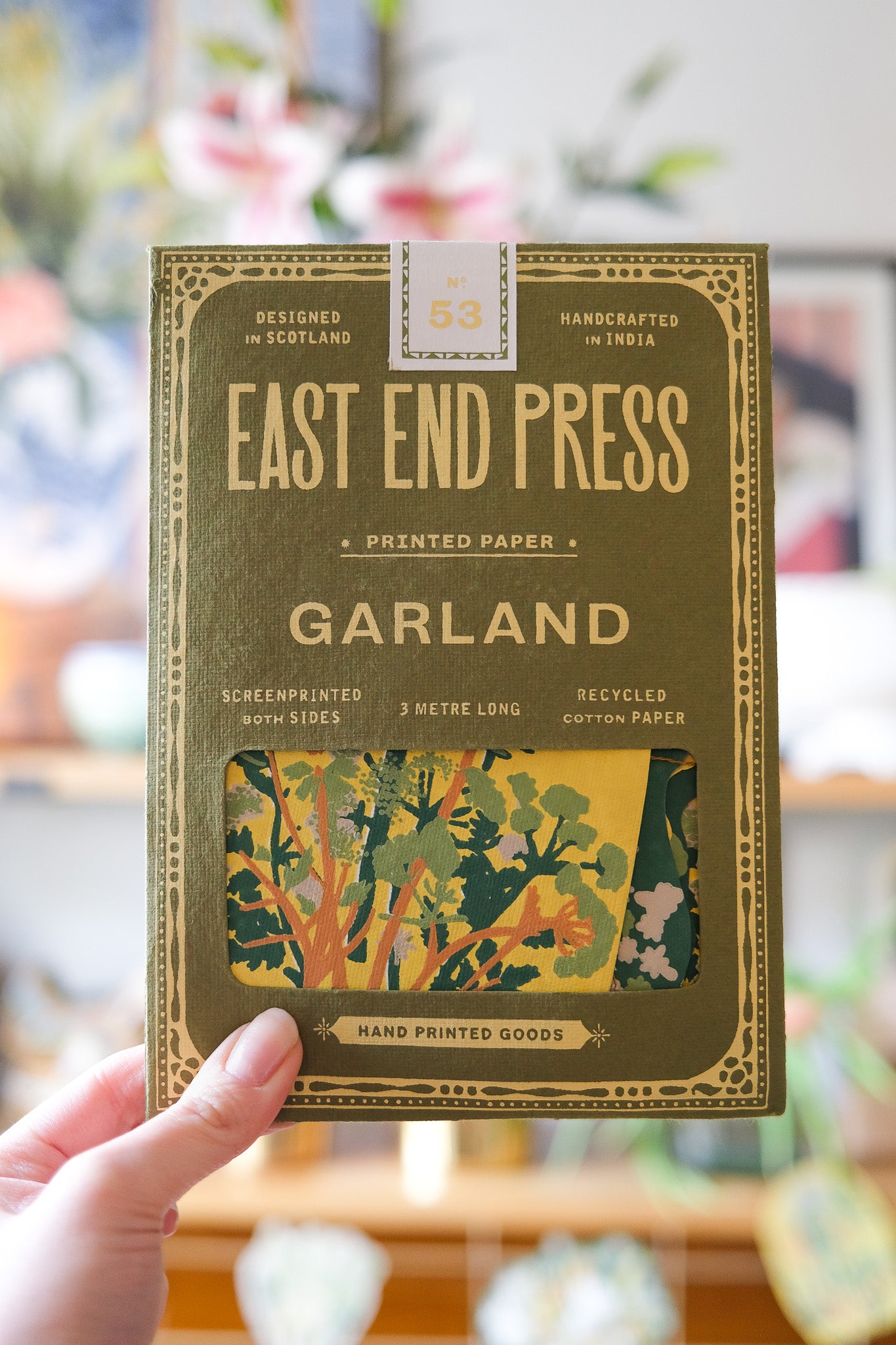 Spring Blooms Sewn Garland