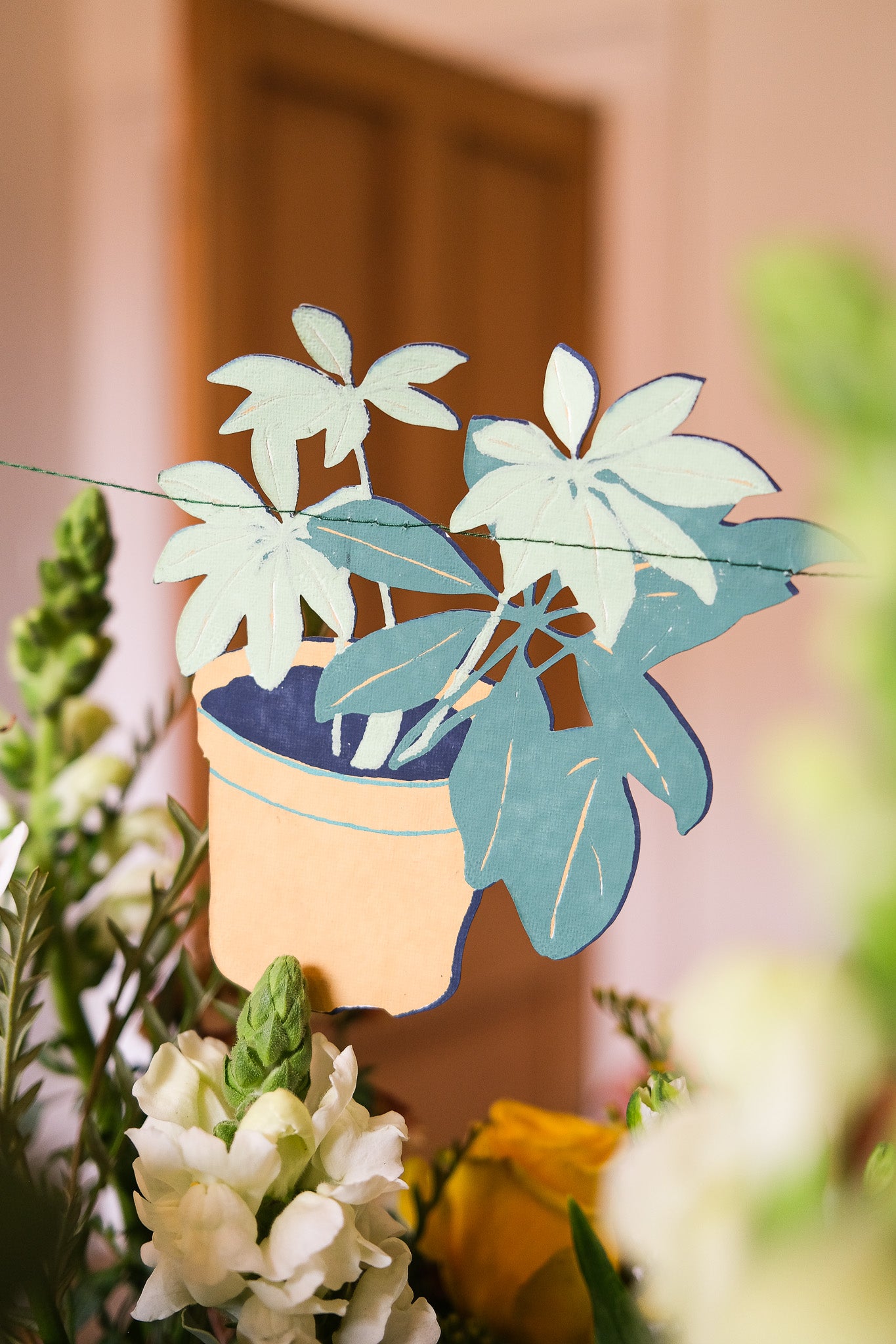 Houseplants Sewn Garland
