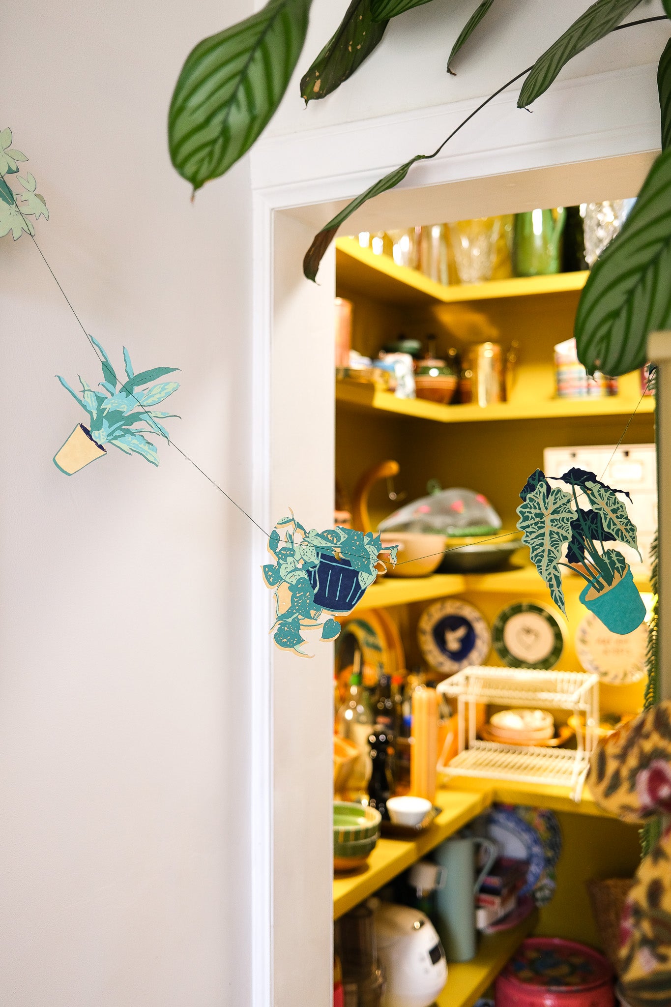 Houseplants Sewn Garland