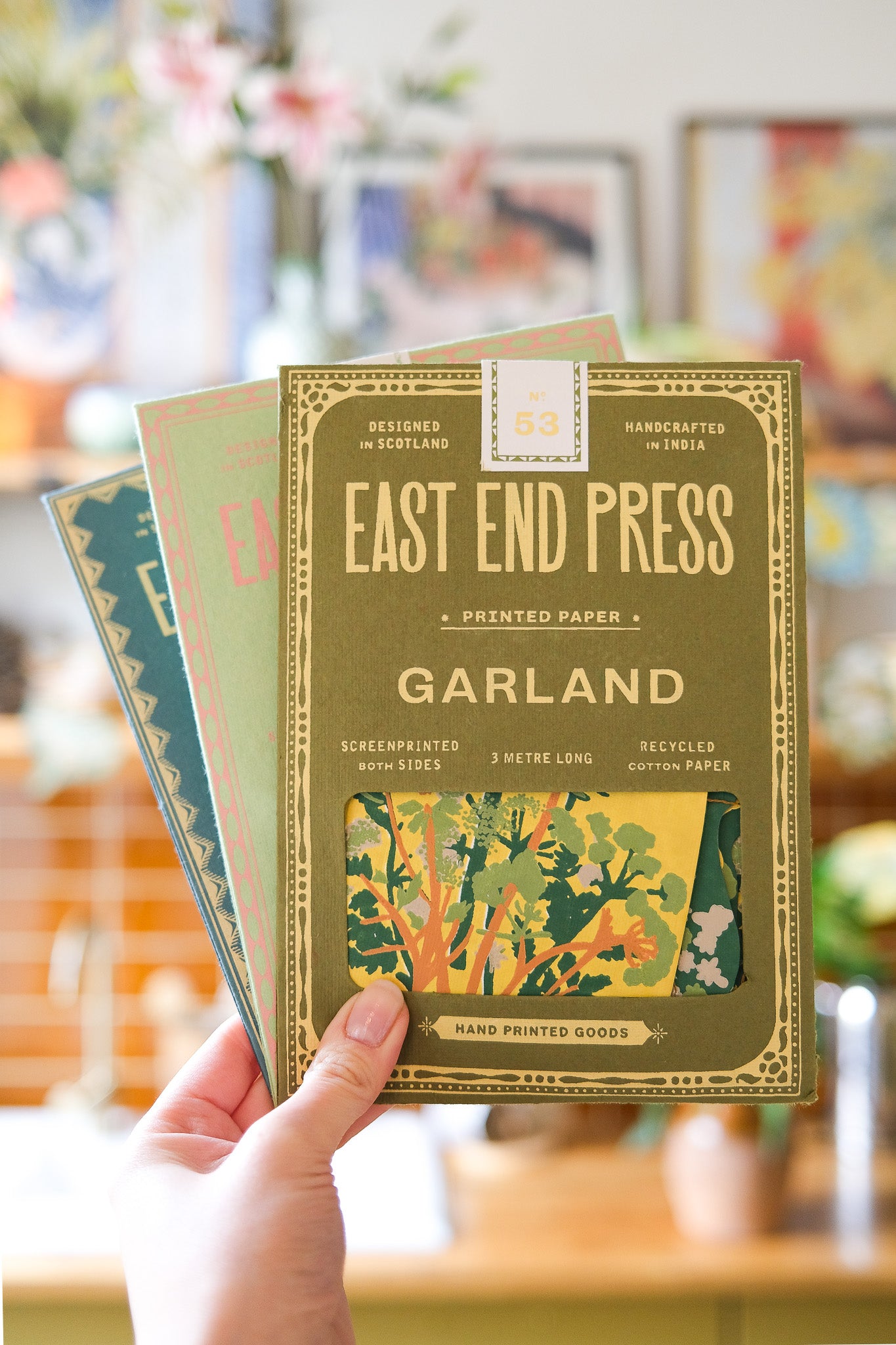 Spring Blooms Sewn Garland