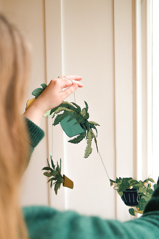 Houseplants Sewn Garland