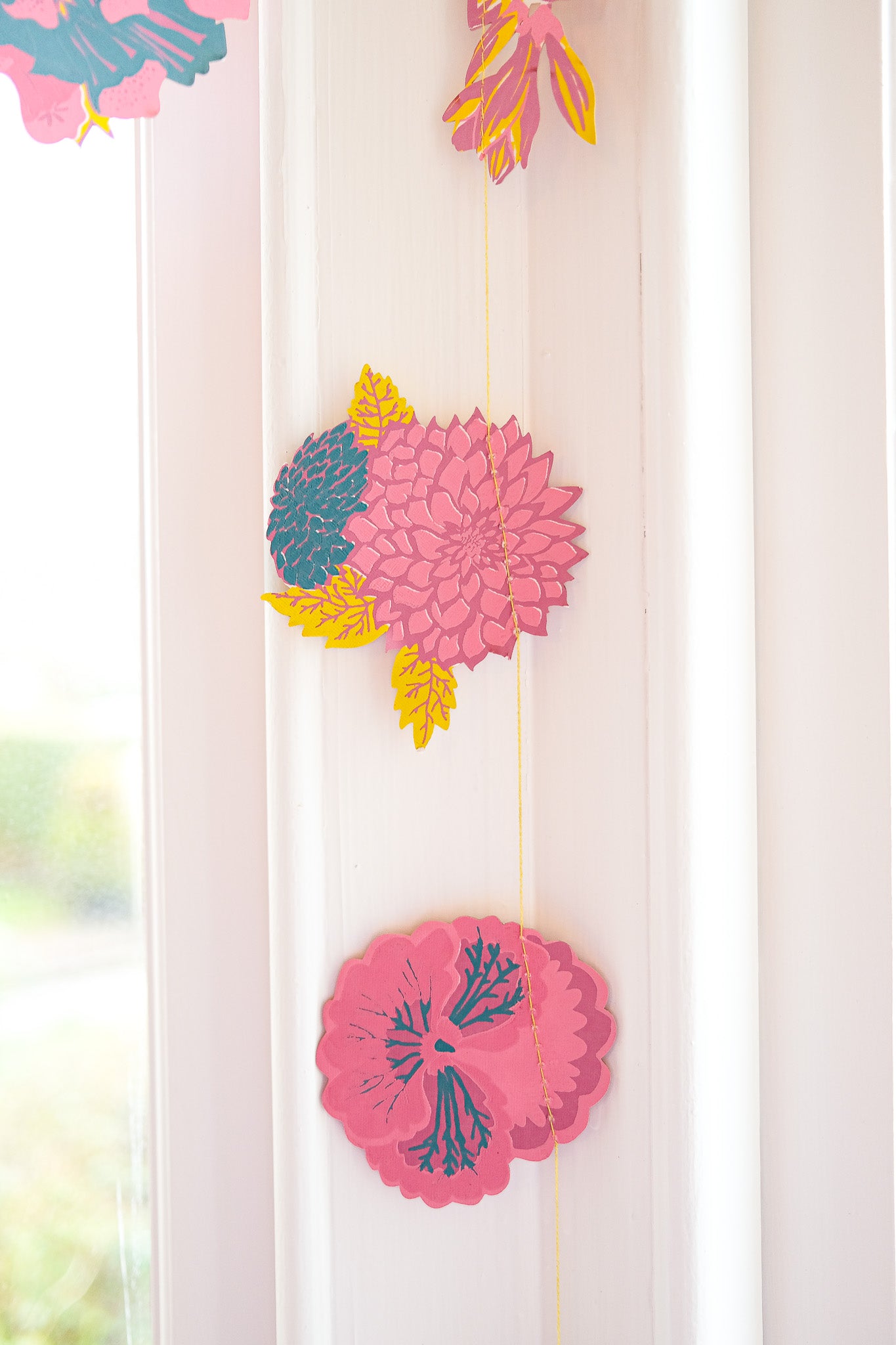 Summer Garden Sewn Garland