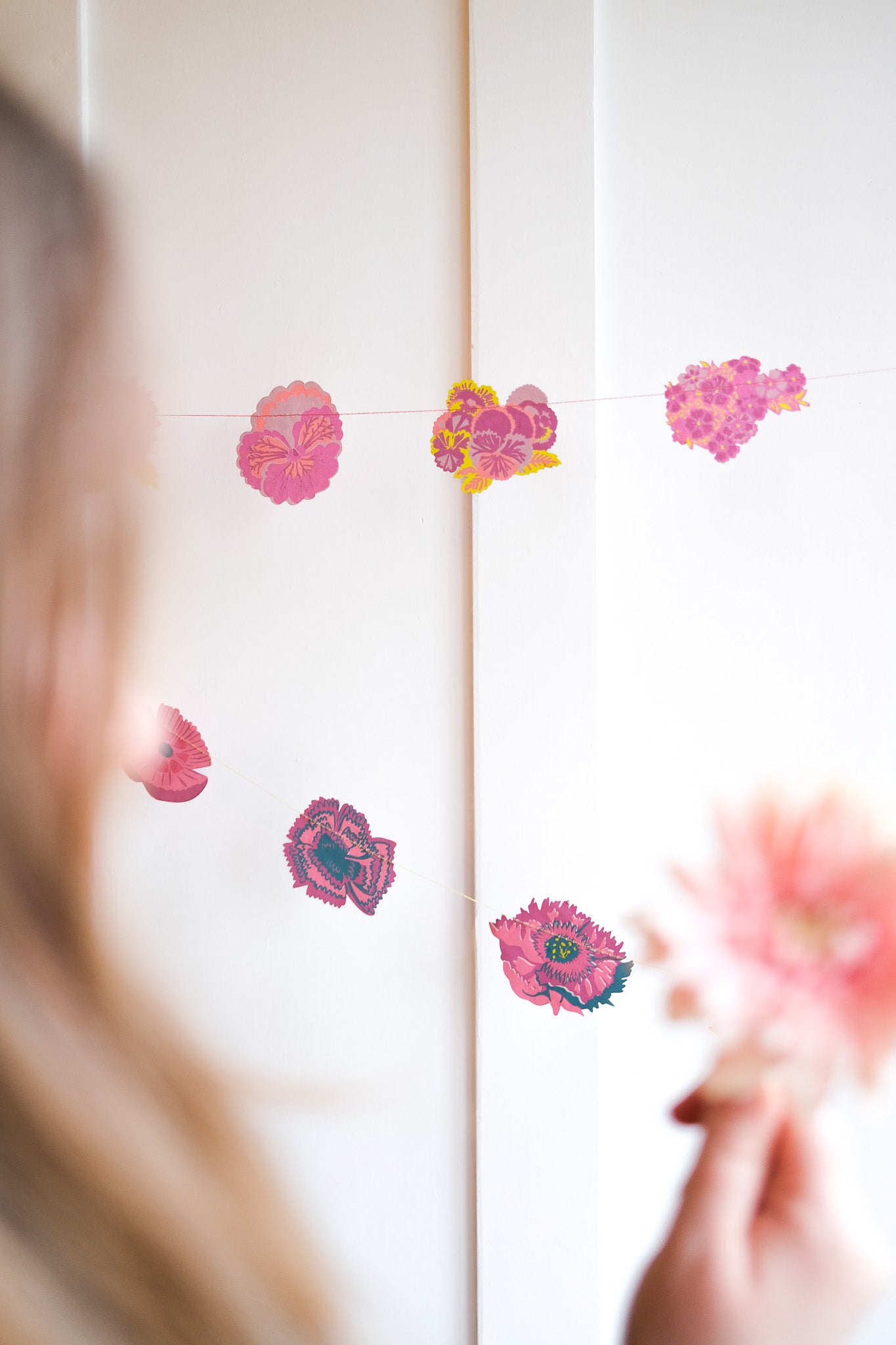 Spring Garden Sewn Garland