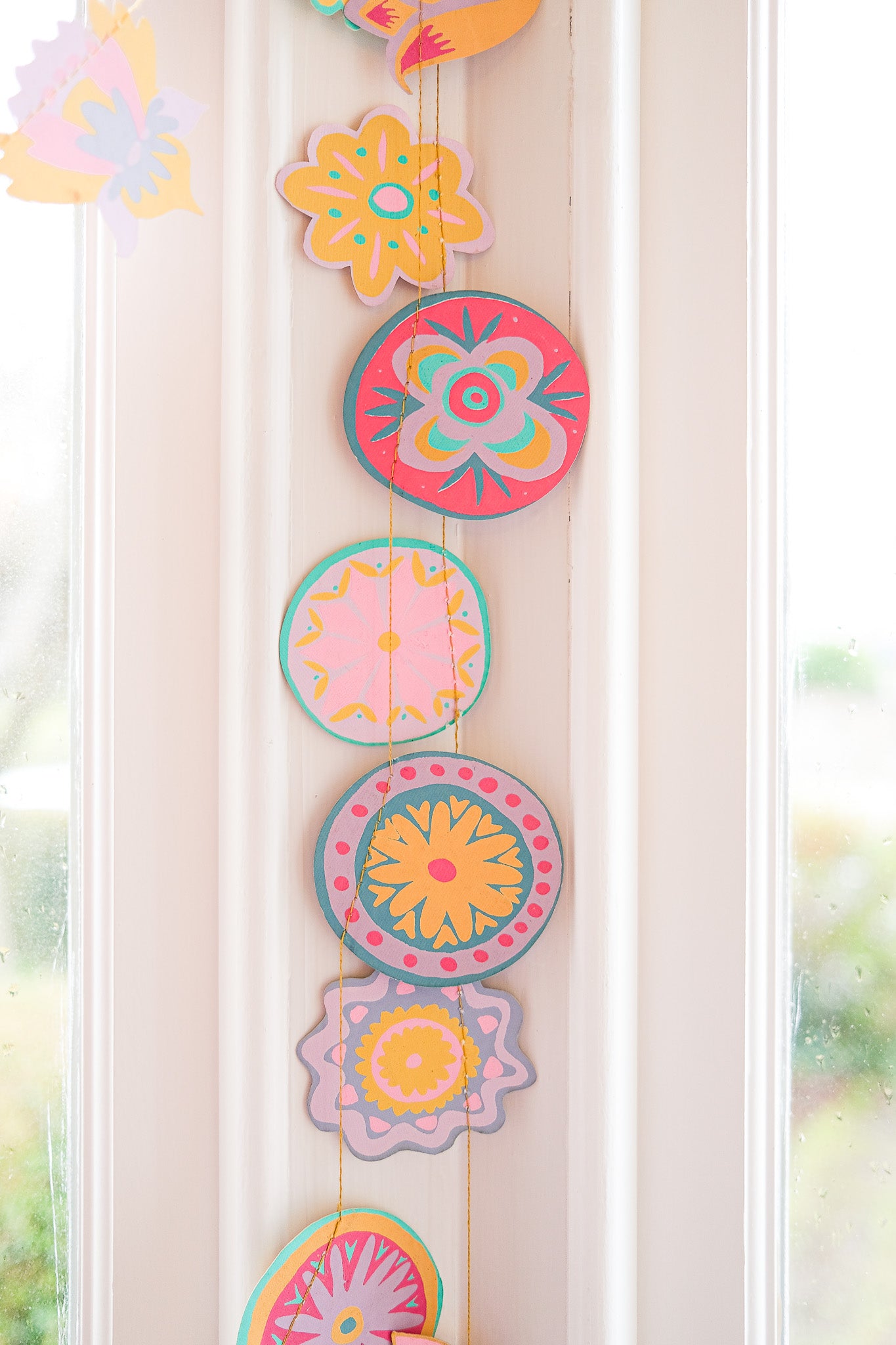 Bright Midsommar Sewn Garland