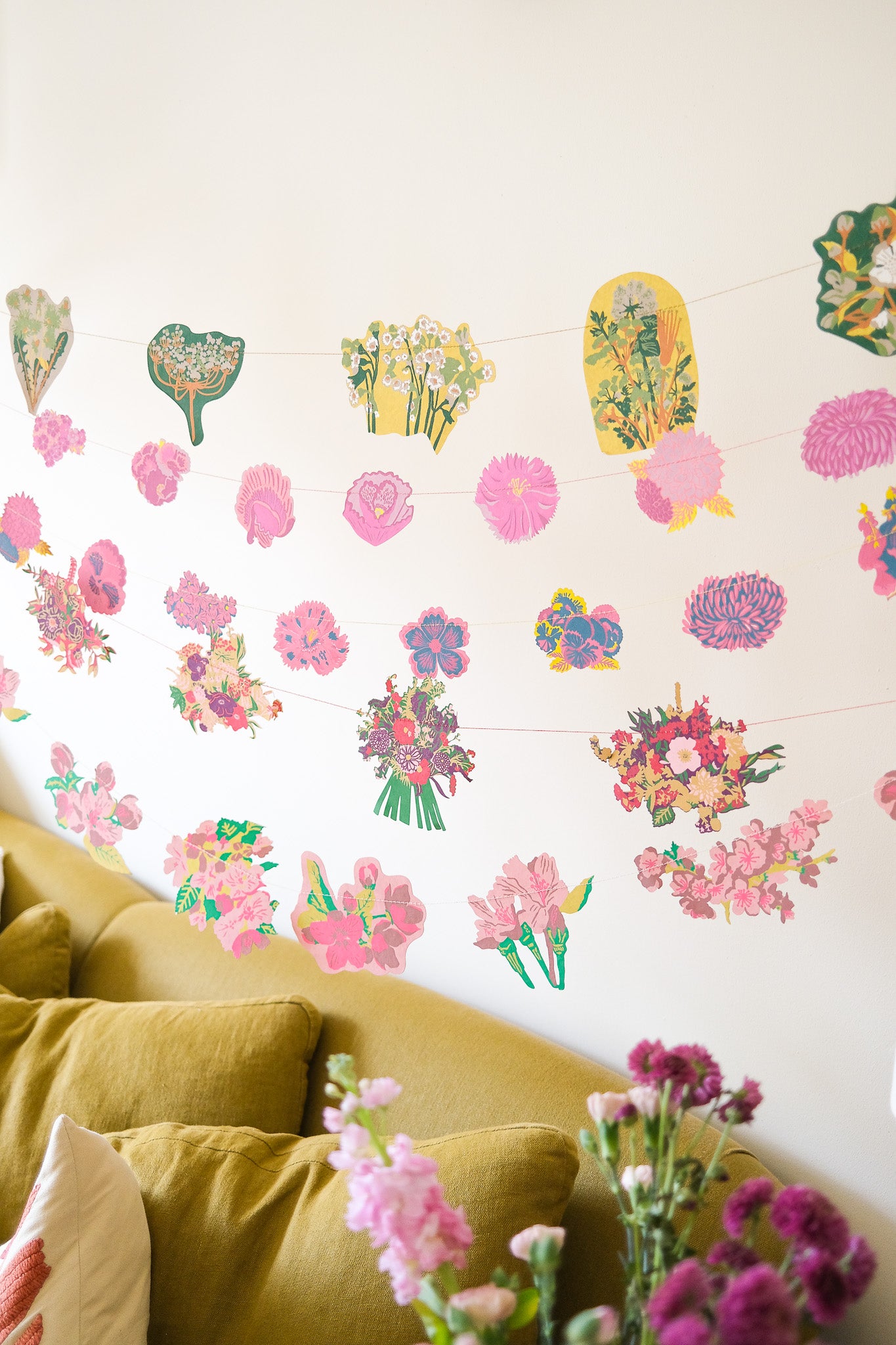 Blossom Sewn Garland