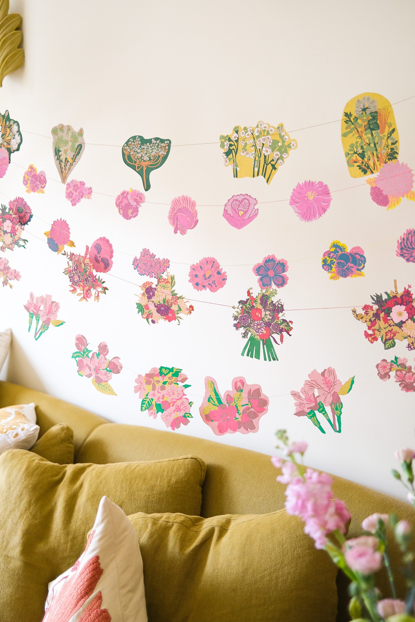 Bouquet Sewn Garland