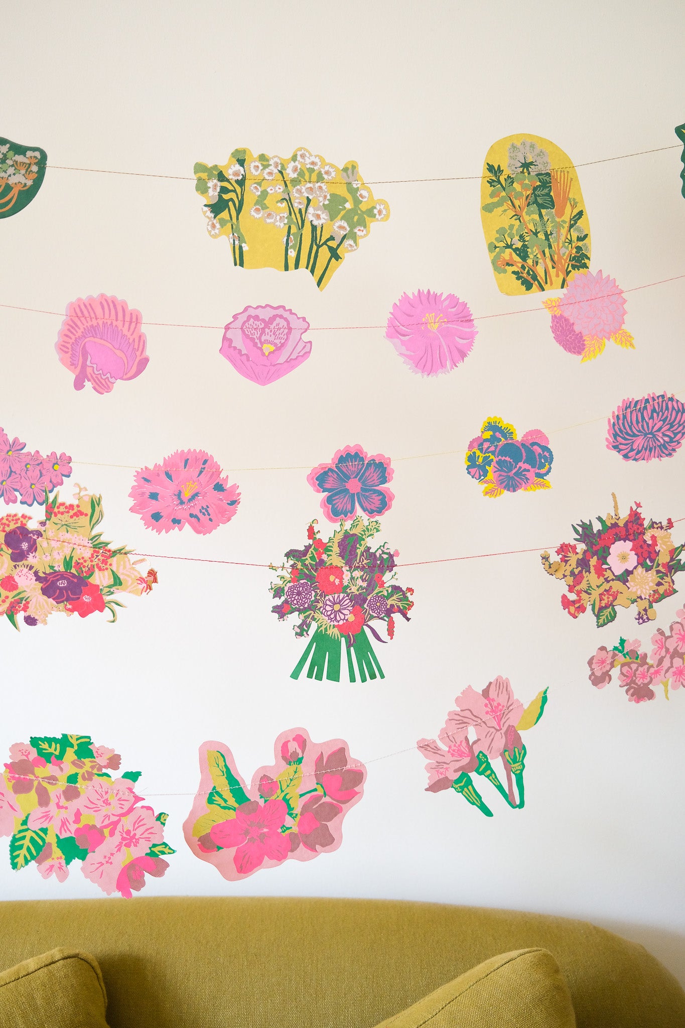 Bouquet Sewn Garland
