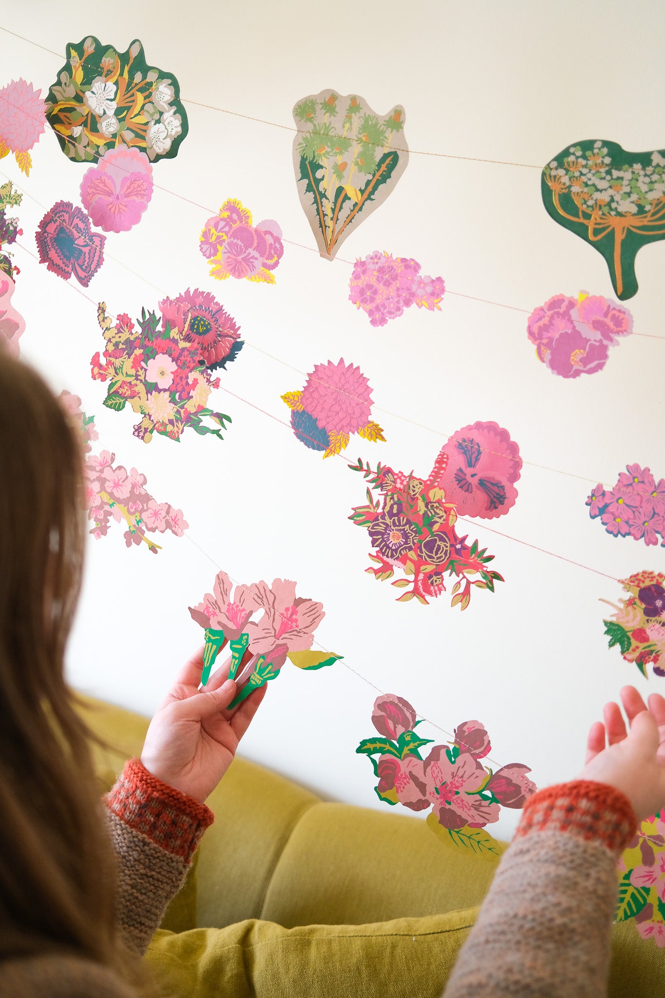 Blossom Sewn Garland