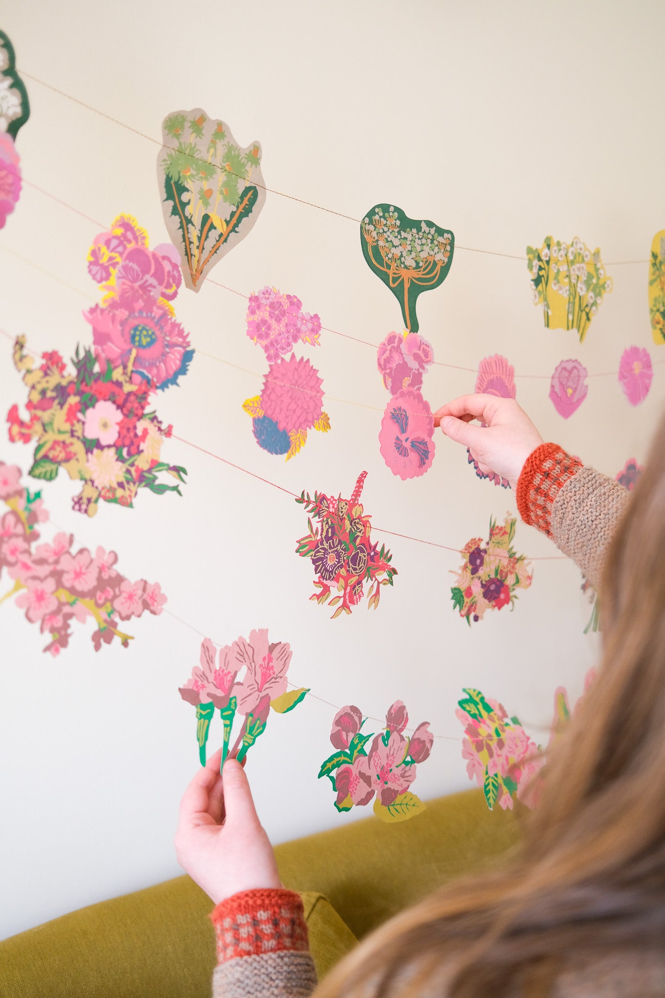 Blossom Sewn Garland
