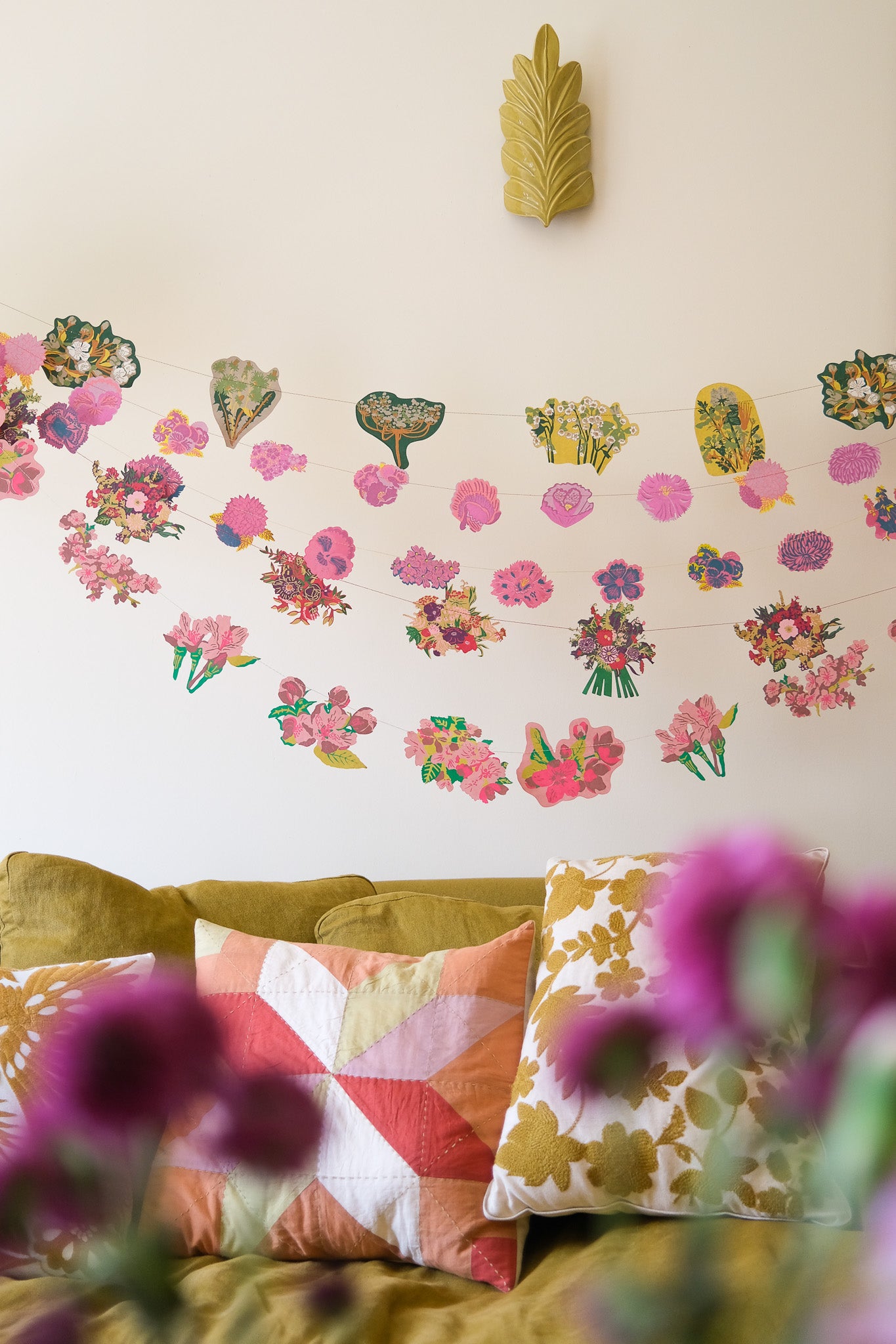 Bouquet Sewn Garland