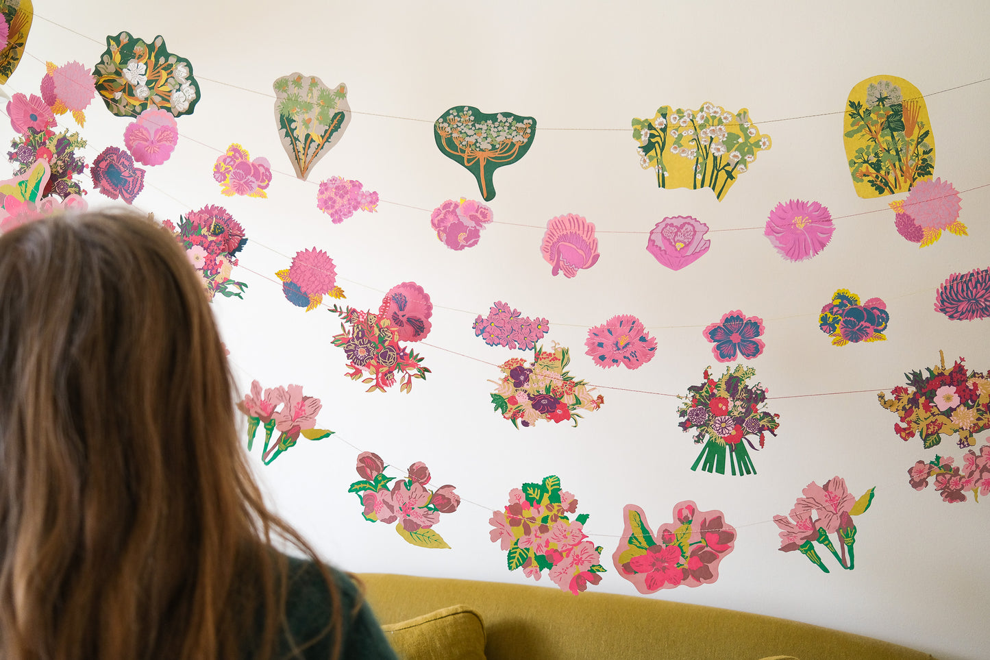 Bouquet Sewn Garland