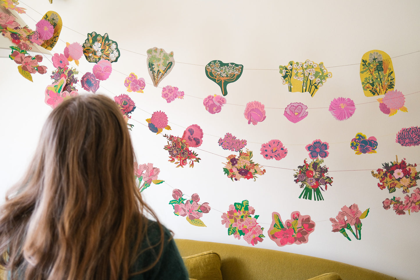 Blossom Sewn Garland