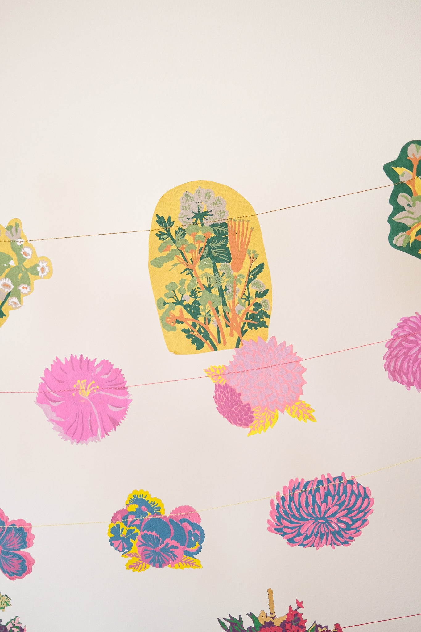 Spring Blooms Sewn Garland