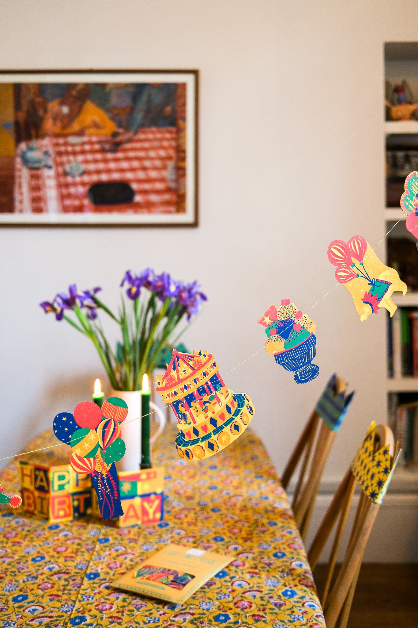 Birthday Party Sewn Garland