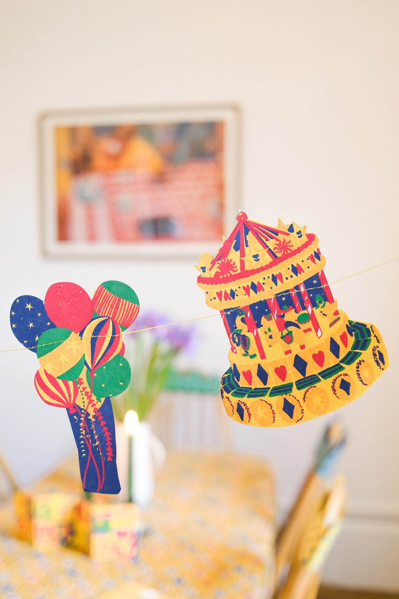 Birthday Party Sewn Garland