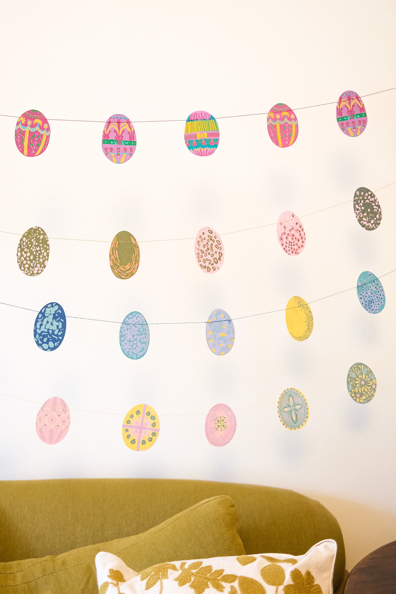 Egg Hunt Sewn Garland