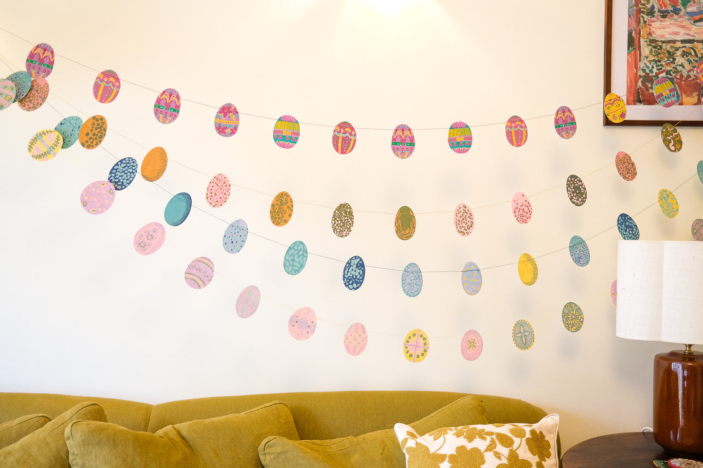 Egg Hunt Sewn Garland