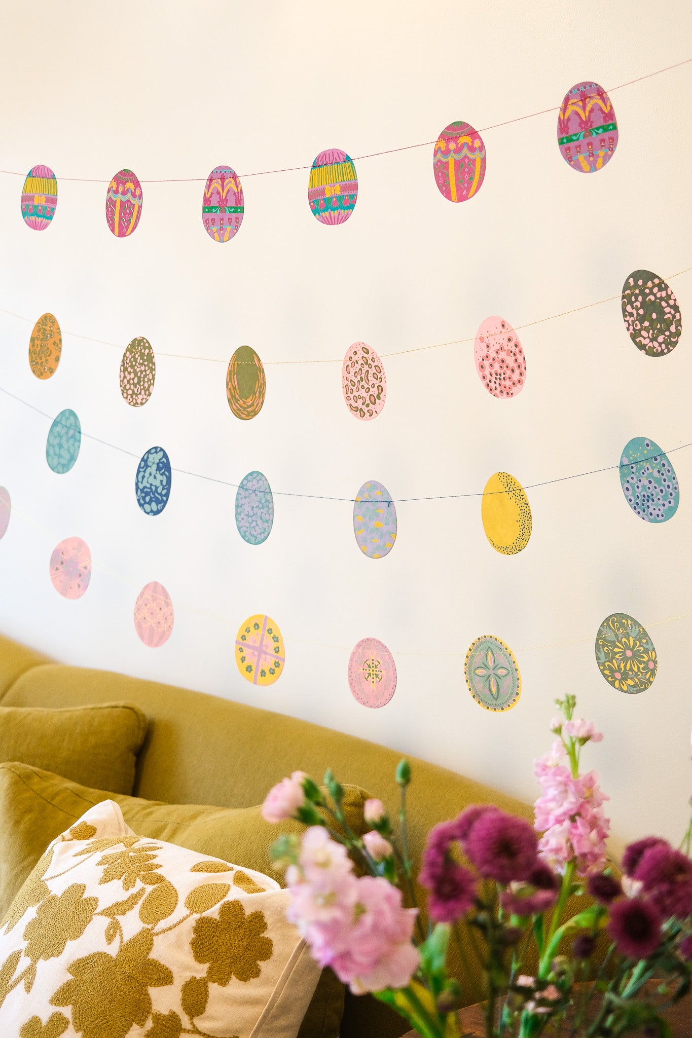 Egg Hunt Sewn Garland