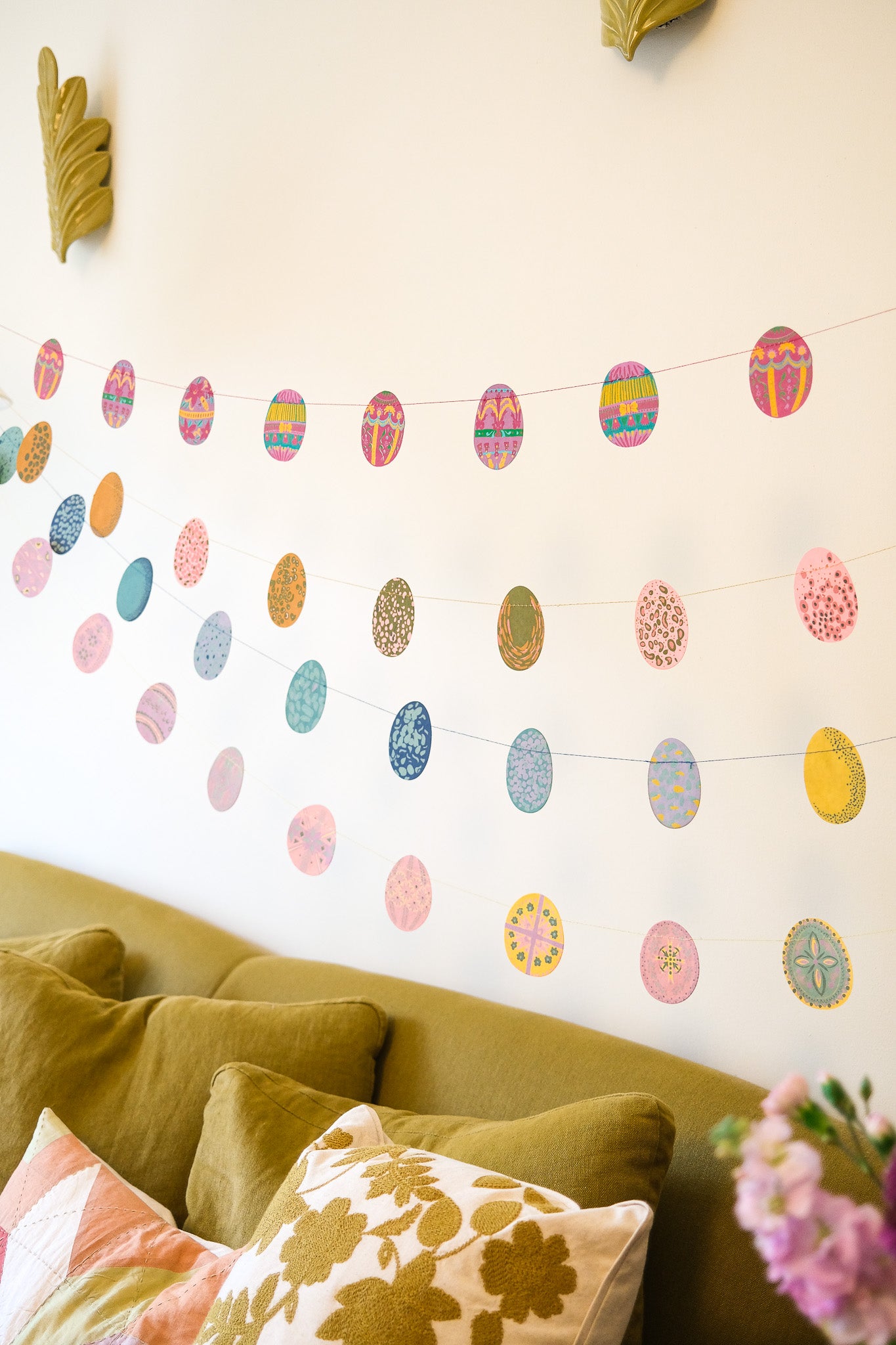Egg Hunt Sewn Garland