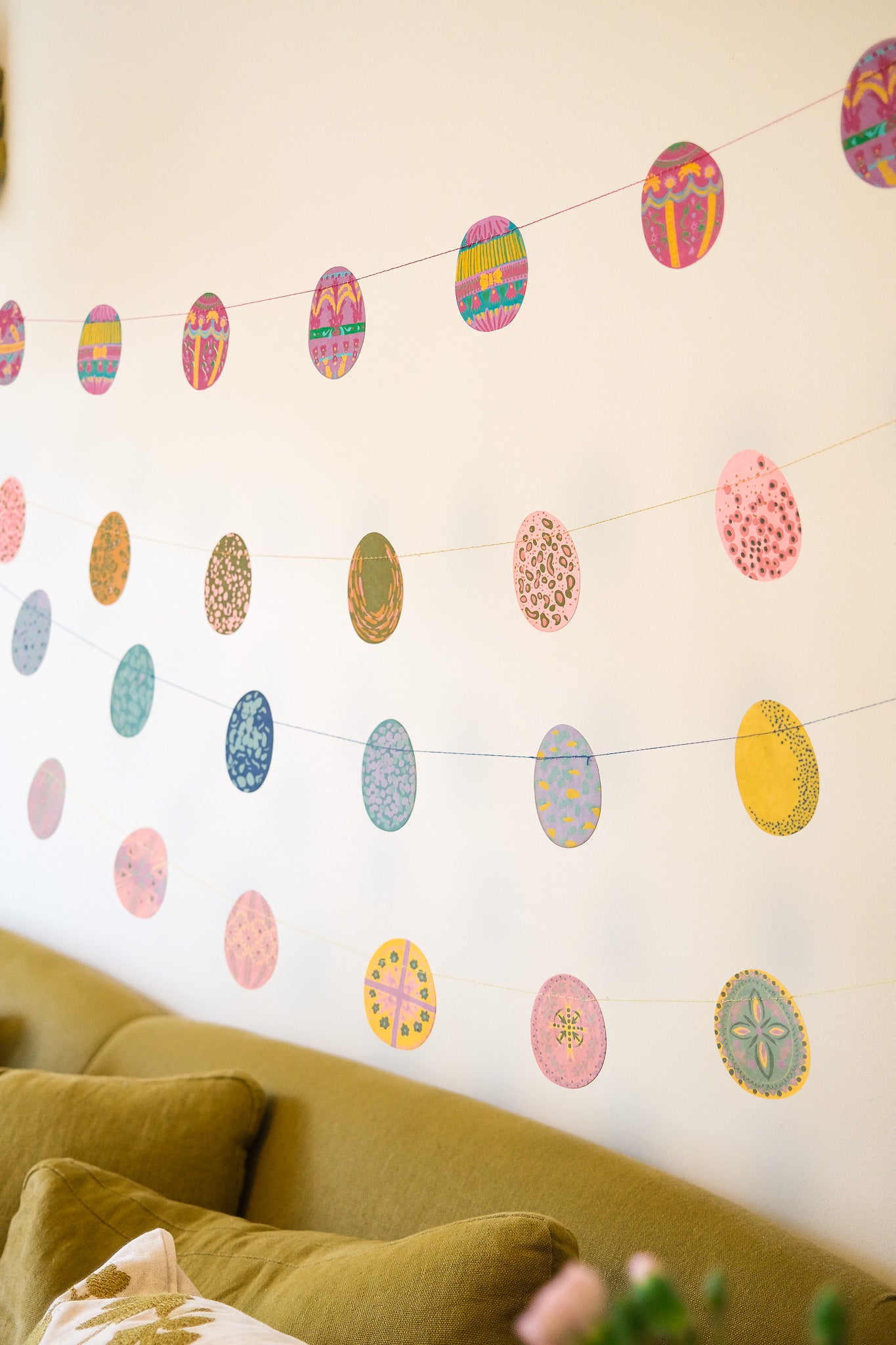 Egg Hunt Sewn Garland