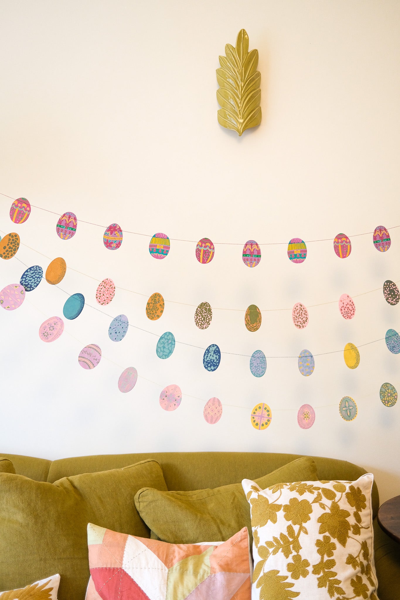 Egg Hunt Sewn Garland
