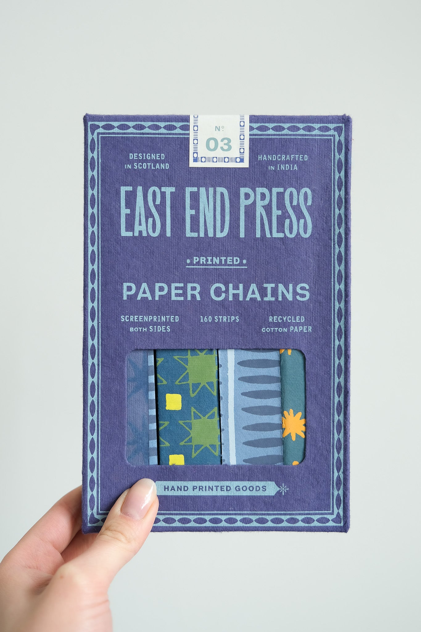 Blue & Yellow Paper Chain Kit