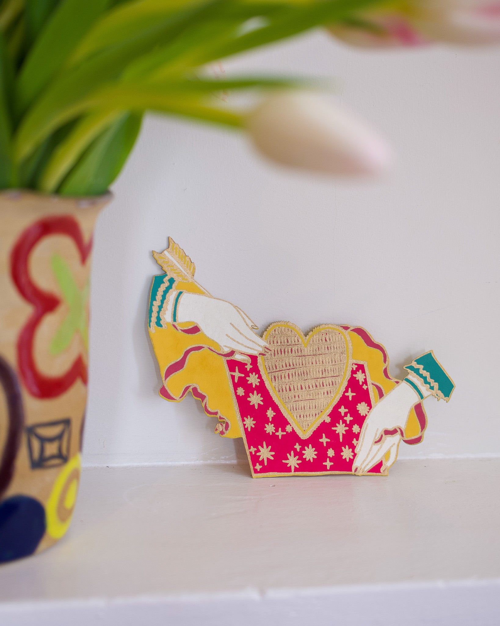 Heart and Hands Greeting Card