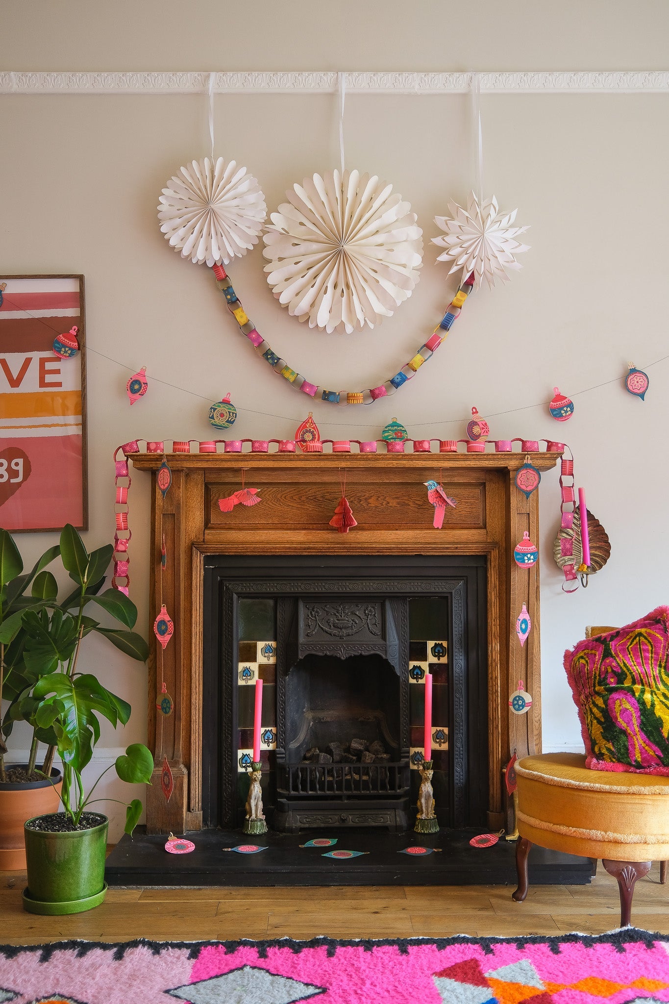 Baubles Sewn Garland