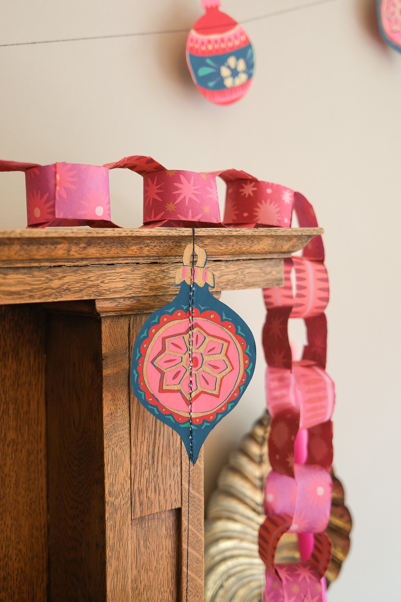 Baubles Sewn Garland