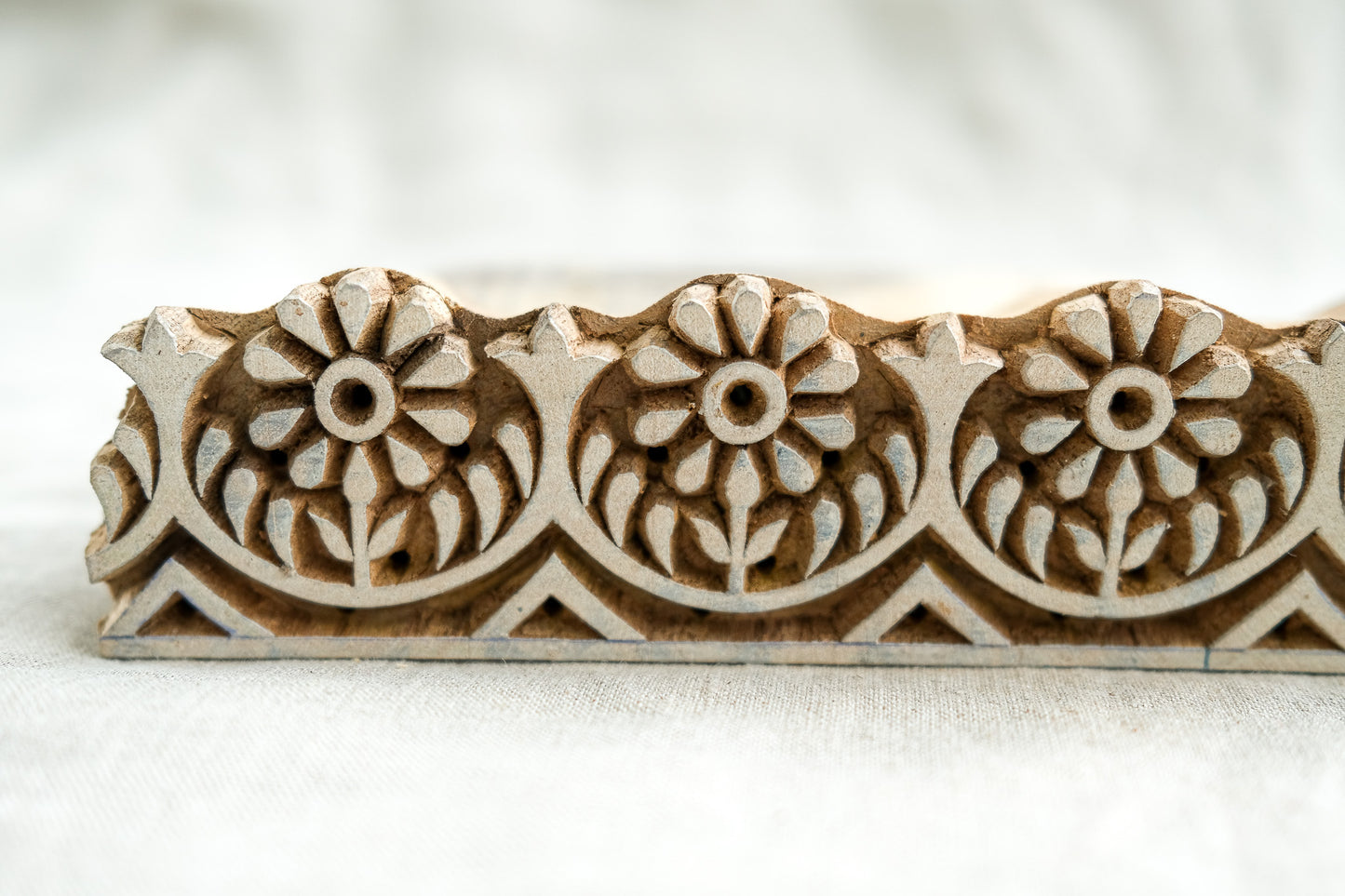 Row of Petals Printing Block