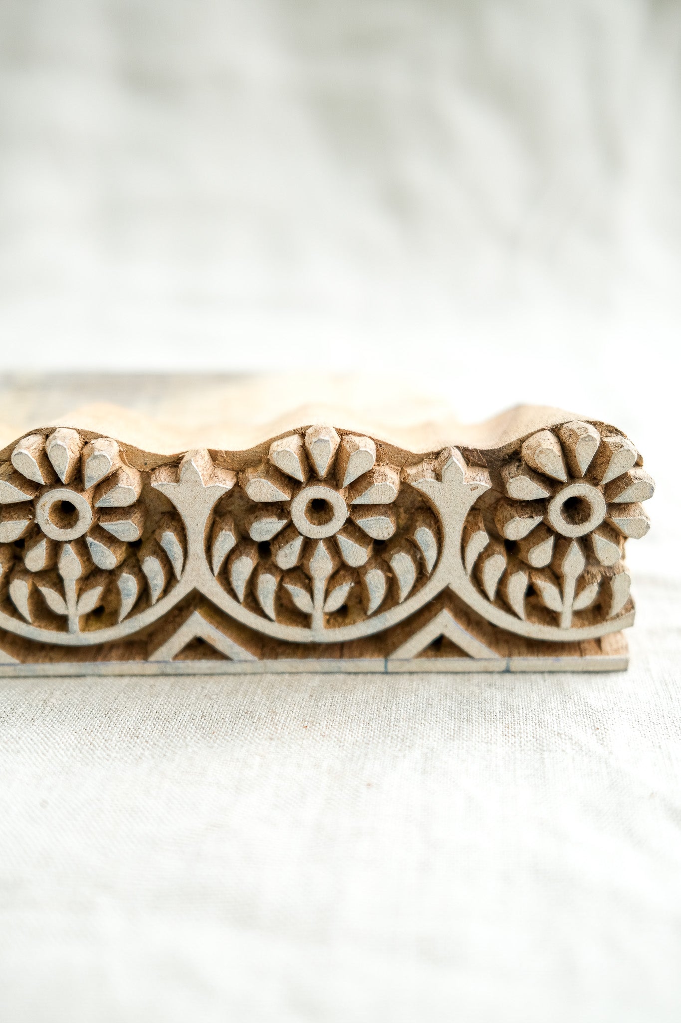 Row of Petals Printing Block