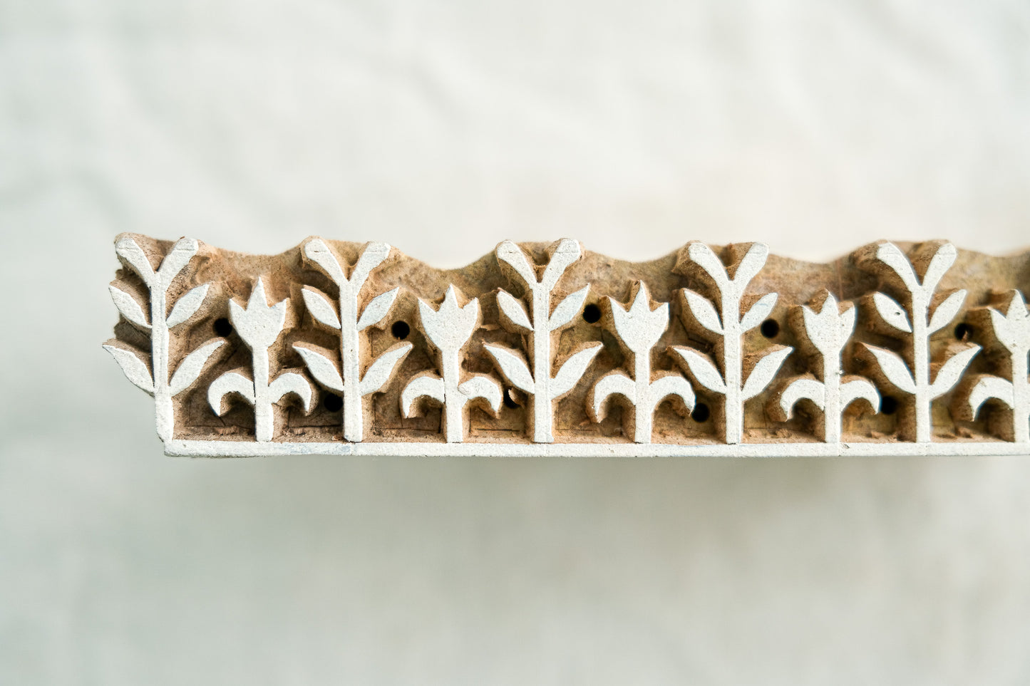 Tulip Row Printing Block