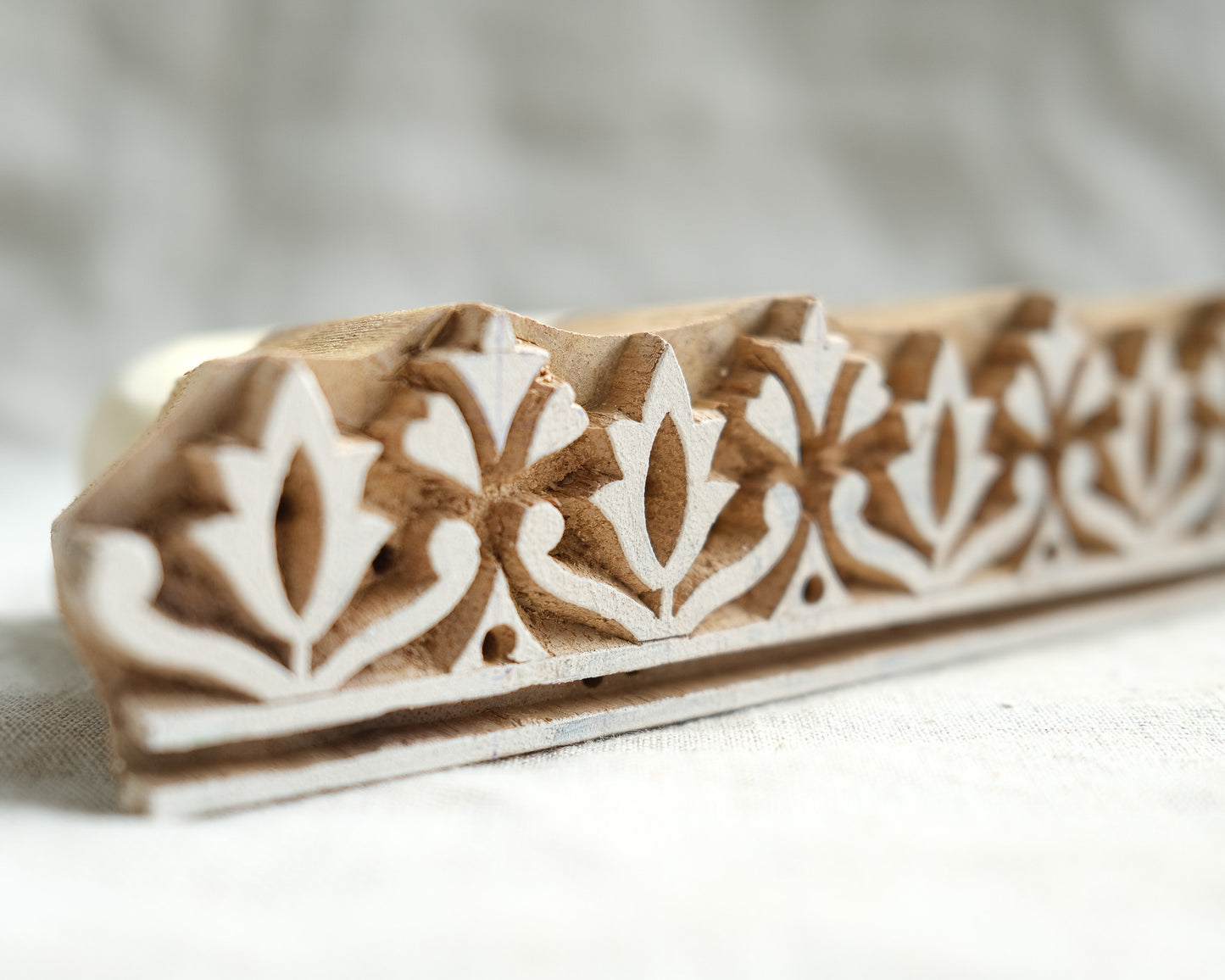 Lotus Printing Block