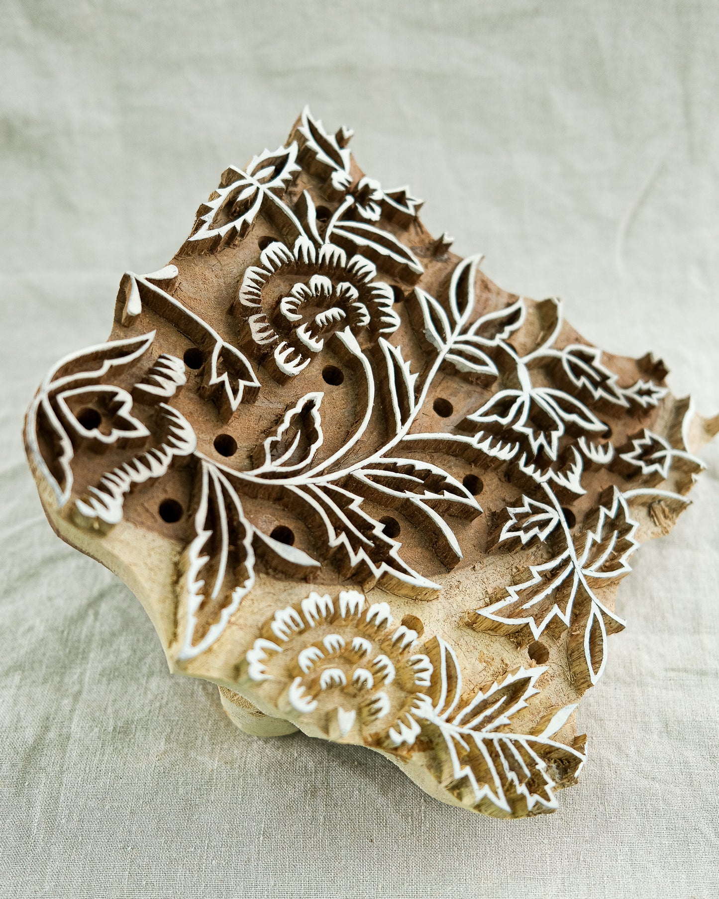 Marigold Printing Block