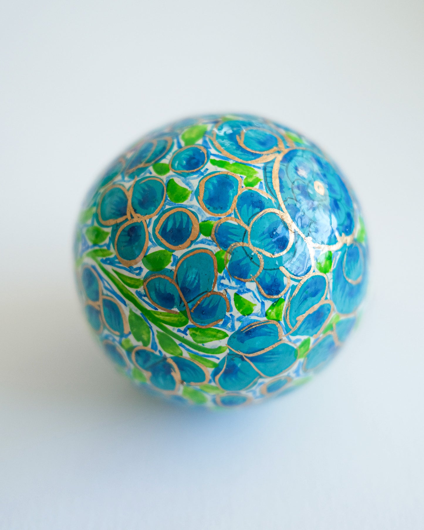 Lime Green and Blue Bauble